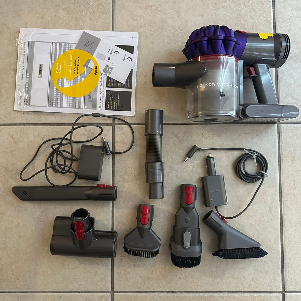 Dyson V7 Car + Boat Cordless Handheld Vacuum Cleaner Purple Grey HH11